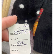 Load image into Gallery viewer, Llama Ugly Christmas Sweater Womens 2XL Embroidered Festival Pull Over Holiday