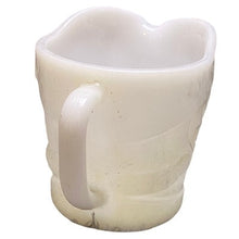 Load image into Gallery viewer, Vintage Federal Glass Toby Mug Milk Glass Creamer Pitcher Face