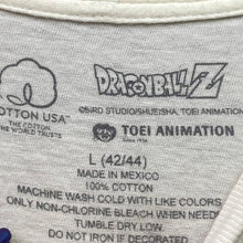 Load image into Gallery viewer, Dragon Ball Z Shirt Mens Large Anime Graphic Spell Out AOP Everyday Streetwear