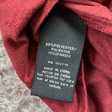 Load image into Gallery viewer, Zac & Rachel Shirt Womens 2XL Wine Faux Suede Professional Career Mature NWT