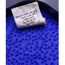 Load image into Gallery viewer, Vintage Hawaiian Shirt Mens Medium Blue AOP Parrot Wrap Around Costal Beachy