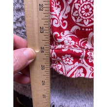 Load image into Gallery viewer, Talbots Pants Womens 3XL Red Paisley AOP Cropped Mature Costal Beachy