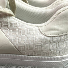 Load image into Gallery viewer, Tommy Hilfiger Shoes Womens 10M Taupe Leather Spell Out Logo Sneaker