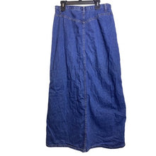 Load image into Gallery viewer, Vintage Liz Claiborne Jean Skirt Womens 10 Denim Maxi 36" Long Y2K Cottagecore