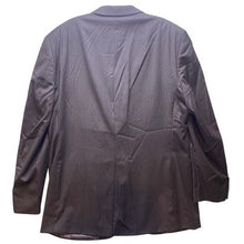 Load image into Gallery viewer, Luigi Buratti Sport Coat Mens 42R Black Pinstripe Blazer Italy Super 130's
