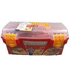 Load image into Gallery viewer, Pretend Play Toolbox Tools Playset Construction Toy Educational Sensory 26 Pcs.