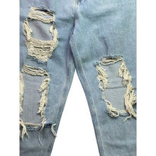 Load image into Gallery viewer, Missguided Jeans Womens 12 Trashed Distressed Mature Mom Everyday Streetwear