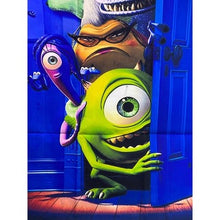 Load image into Gallery viewer, Monsters Inc Disney Pixar Birthday Party Backdrop Photo Booth 3ft x 5ft NEW