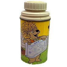 Load image into Gallery viewer, Vintage 1971 Hanna Barbera Hair Bear Bunch Lunchbox & Thermos Cartoon