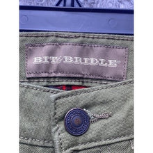 Load image into Gallery viewer, Bit & Bridle Pants Womens 10 Relaxed Outdoors Farm Country Lined Equestrian