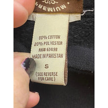 Load image into Gallery viewer, Jon Lauren Sweatshirt Mens Small Hoodie Pullover Silver Nike Logo Spell Out