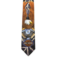 Load image into Gallery viewer, Harley Davidson Neck Tie Mens Motorcycle Eagle Biker Office Career Everyday