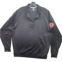 Load image into Gallery viewer, FootJoy Sweater Mens Large Black Cardinal Advertising Quarter Zip Pull Over