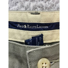 Load image into Gallery viewer, POLO Ralph Lauren Pants Adult 36x30 Green Khaki Straight Leg Pleated Chino Mens