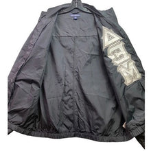 Load image into Gallery viewer, Delta Epsilon Mu Jacket Mens Large Windbreaker Full Zip Fraternity Preppy