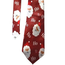Load image into Gallery viewer, Santa Claus Necktie Mens Christmas AOP Festival