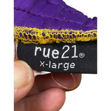 Load image into Gallery viewer, Rue21 Pants Mens Extra Large Athletic Track Gold Purple White Stripe Pockets