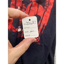 Load image into Gallery viewer, Marvel Deadpool Shirt Mens Large Spell Out AOP Grunge Comics Everyday Streetwear