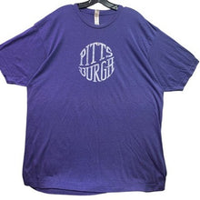 Load image into Gallery viewer, Pittsburgh Shirt Mens 2XL Spell Out Preppy Academia Everyday Streetwear