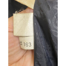 Load image into Gallery viewer, Vintage Paris Sport Club Trench Coat Womens Medium Black Leather Lined 90's 46"