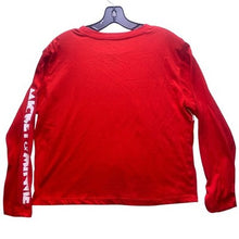 Load image into Gallery viewer, Mickey & Minnie Mouse Shirt Womens Extra Large AOP Spell Out Sleeve Hit Cropped