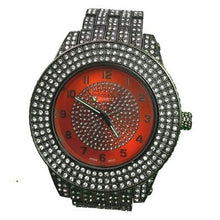 Load image into Gallery viewer, Techno King Watch Mens Iced Hip Hop Crystals Stainless Steel Water Resistant