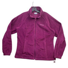 Load image into Gallery viewer, Columbia Jacket Womens Large Full Zip Logo Fleece Outdoor Performance Streetwear