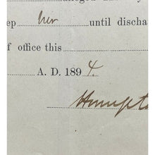 Load image into Gallery viewer, Antique 1894 Lunatic Commitment Court Paper Georgia Vintage Ephemera