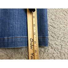 Load image into Gallery viewer, J. Crew Skirt Womens 10 Denim Mini Embroidered Heart Y2K Academia Grunge
