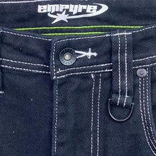 Load image into Gallery viewer, Empyre Jeans Mens 32x29 Black Skater Baggy Y2K Hip Hop Carpenter Alt Grunge