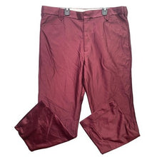 Load image into Gallery viewer, Vintage American WeWestern Pants Mens 40x30 Western Pearl Snap Maroon Texture