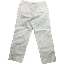 Load image into Gallery viewer, J.Crew Pants Womens 8 Sailor Lace Up Buttons Preppy Beachy Coastal Nautical