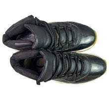 Load image into Gallery viewer, Nike Air Jordan 11 Shoes Mens 8.5 Retro Black Gold Jumpman Basketball 378037-007