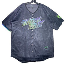 Load image into Gallery viewer, Tampa Bay Rays Jersey Mens Extra Large Baseball Athleisure Spell Out Streetwear