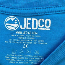 Load image into Gallery viewer, Jedco Jeep Shirt Mens 2XL Duck AOP Spell Out Grunge Outdoors Everyday Streetwear