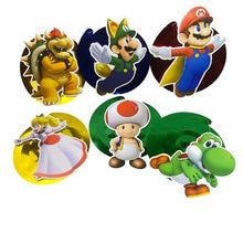 Load image into Gallery viewer, Super Mario Birthday Party Supplies Decorations Backdrop Cake Toppers Balloons