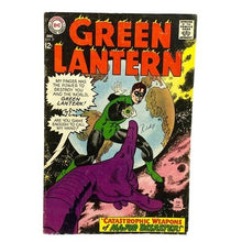 Load image into Gallery viewer, 1967 Green Lantern Comic Book DC #57 12 Cent Cover Advertising Aurora