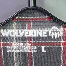 Load image into Gallery viewer, Wolverine Shirt Mens Large Plaid Flannel Workwear Chore Country Streetwear