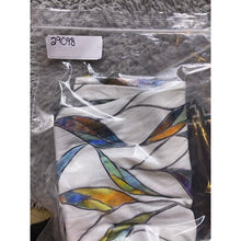 Load image into Gallery viewer, Wiholl Tank Womens Large Leaf Sleeveless V-Neck Rainbow Leaf Nature AOP NWT