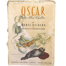 Load image into Gallery viewer, 1945 Oscar The Trained Seal Childrens Book Hardcover Whitman Publishing