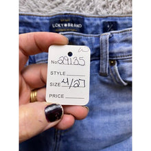 Load image into Gallery viewer, Lucky Brand Jeans Womens 4/27 Skinny Distressed Raw Hem Ava Legging Stretch