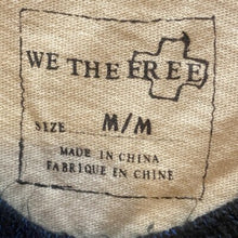 Load image into Gallery viewer, We The Free Free People Shirt Womens Medium Drop Shoulder Oversized Patches Lady