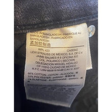 Load image into Gallery viewer, Levis Overalls Womens Medium Black Denim Denizen Gorpcore Frayed Grunge