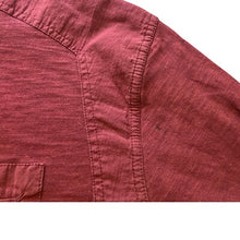 Load image into Gallery viewer, Marc Ecko Shirt Mens 2XL Maroon Long Sleeve Zip Pocket Casual Pull Over