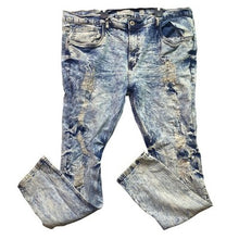 Load image into Gallery viewer, Evolution In Design Mens Jeans 42x 32 Y2K Distressed Thrashed Grunge Streetwear