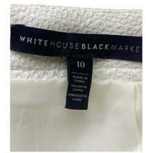 Load image into Gallery viewer, White House Black Market Skirt Women 10 Ivory Texture Career Office Mature
