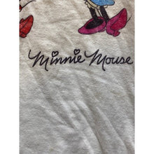 Load image into Gallery viewer, Minnie Mouse Shirt Womens Extra Large Disney Script Spellout Evolution AOP