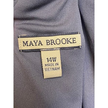 Load image into Gallery viewer, Maya Brooke Dress Womens 14W Maxi Formal Tiered Sequined Old Money 48" Long NWT