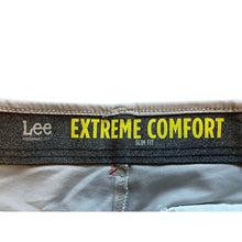 Load image into Gallery viewer, Lee Pants Mens 34x32 Beige Khaki Extreme Comfort Slim Fit Stretch Casual