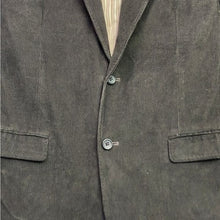 Load image into Gallery viewer, Banana Republic Blazer Mens 44R Charcoal Grey Corduroy Office Career Old Money